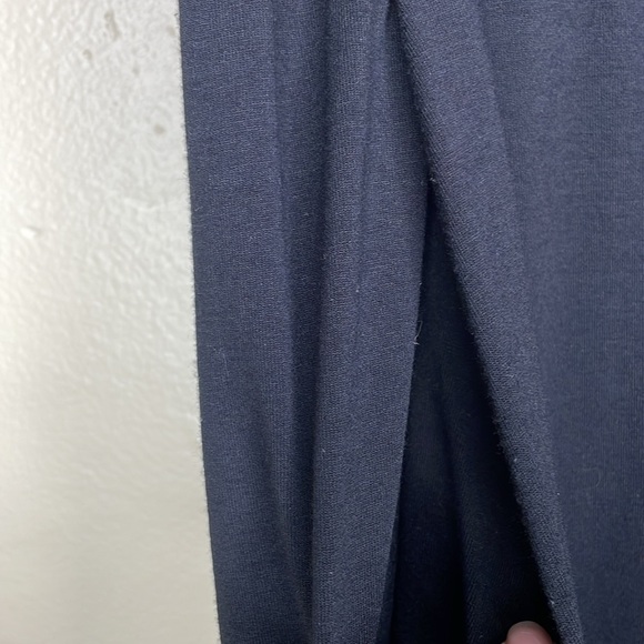 EILEEN FISHER Pants Black Soft Stretchy Knit Hand Pockets Essential Basic - Picture 9 of 10